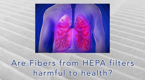 Son fibras de los filtros HEPA dañinos para la salud.